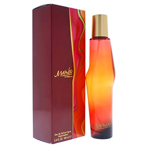 Liz Claiborne Women's Mambo Eau De Parfum Spray - 3.4 Fl Oz Long-Lasting Fragrance for Women, Floral Fruity Scent Perfect for Daily Wear, Date Night & Special Occasions