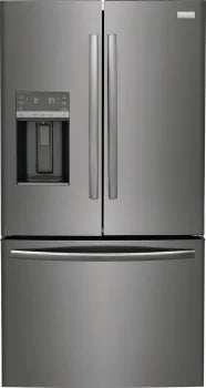 Frigidaire Gallery GRFS2853AD 27.8 Cu. Ft. Standard Depth French Door Refrigerator in Black Stainless Steel - Energy Efficient Kitchen Appliance for Modern Homes