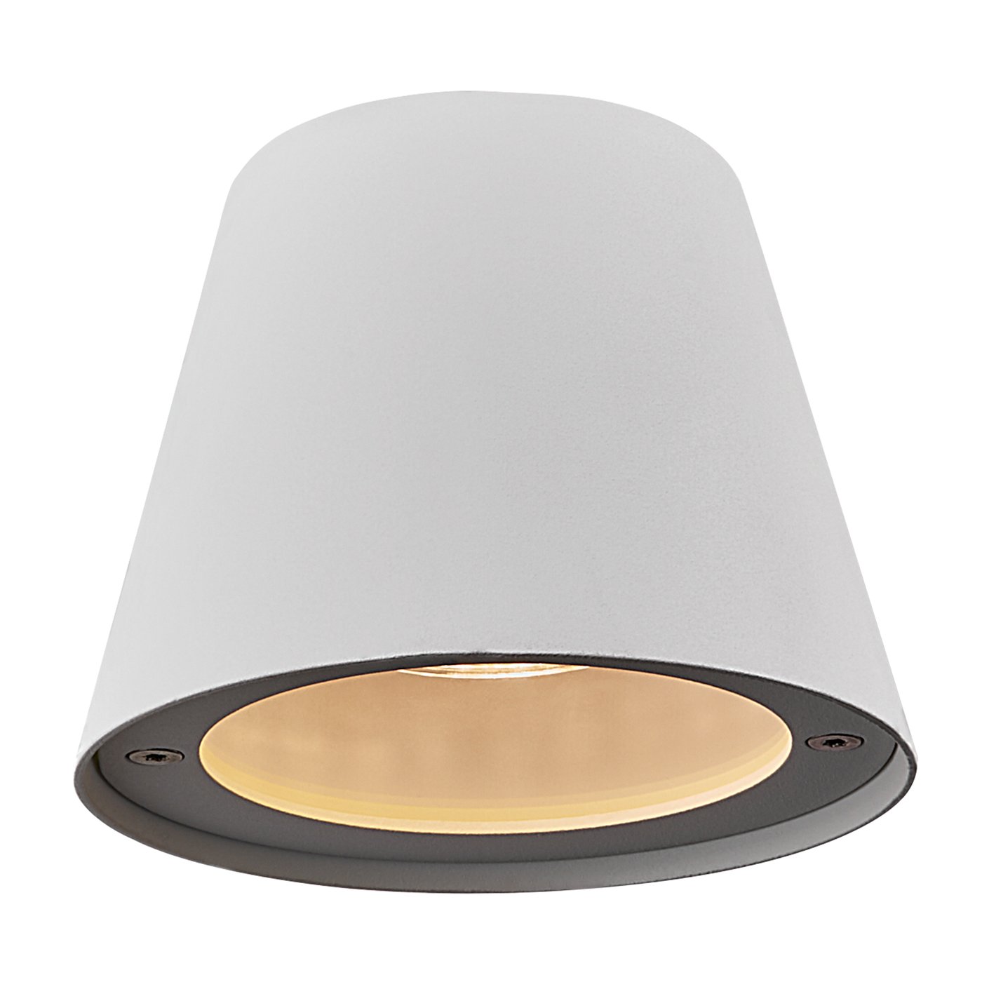 Aleria IP44 Waterproof Outdoor Wall Light - White LED Sconce for Patio, Garden, Porch, and Exterior Home Lighting