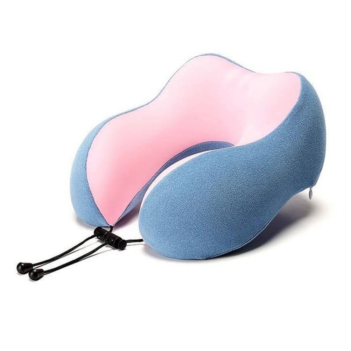 Memory Foam Travel Neck Pillow for Adults - U-Shaped Support Cushion for Chin & Neck Relief | Compact, Lightweight & Portable for Airplane, Car, Train & Camping Trips | Perfect for Long Flights, Road Trips & Outdoor Adventures