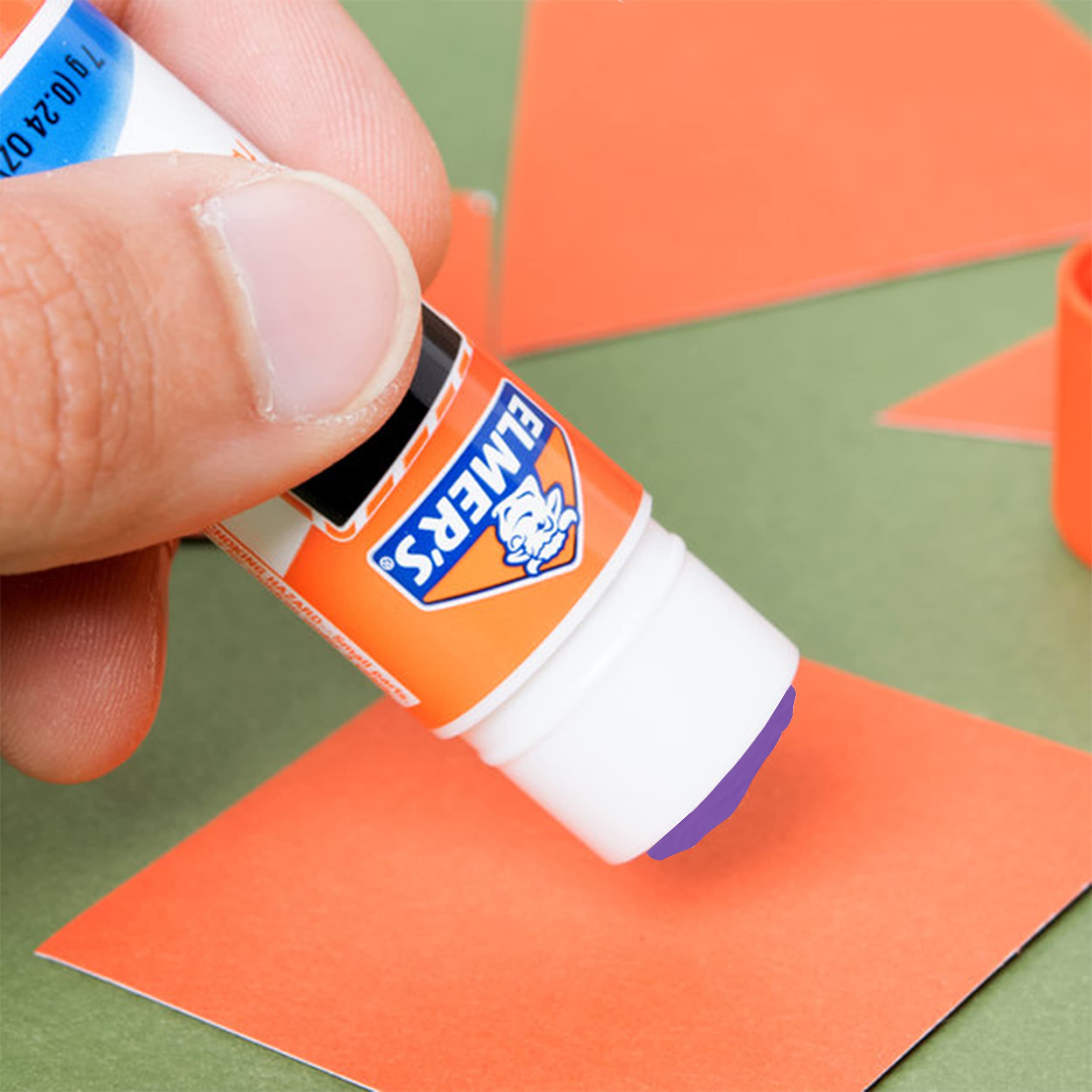 Elmer's Glue Sticks 8-Pack, 0.21 oz Purple Washable School Glue - Perfect for Arts & Crafts, School Projects, and DIY Home Decor