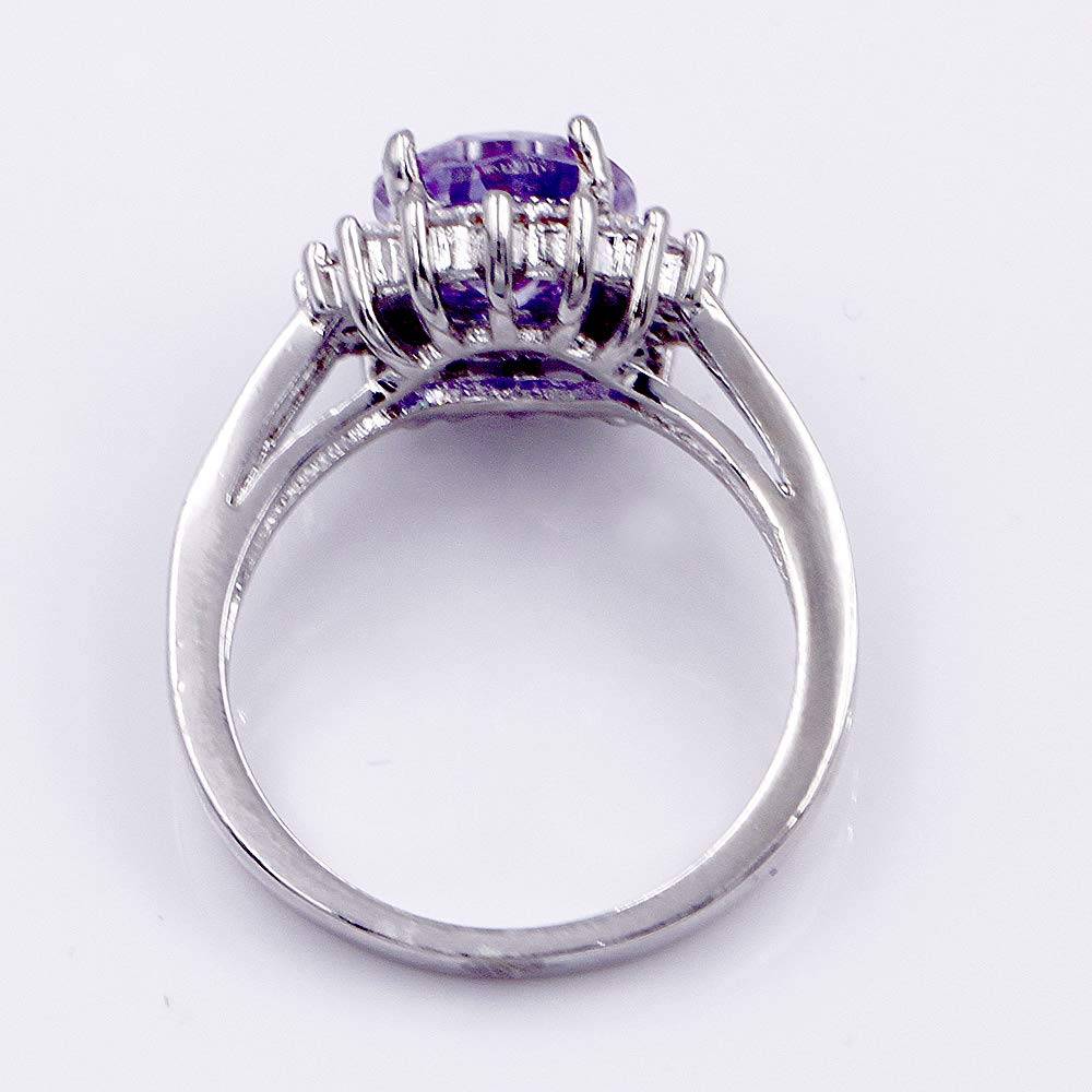 Elegant Oval & Round CZ Rings for Women - Wedding, Engagement, Party & Cocktail Jewelry - Statement Fashion Rings Size 5-10 - Perfect for Bridal, Anniversary & Special Occasions
