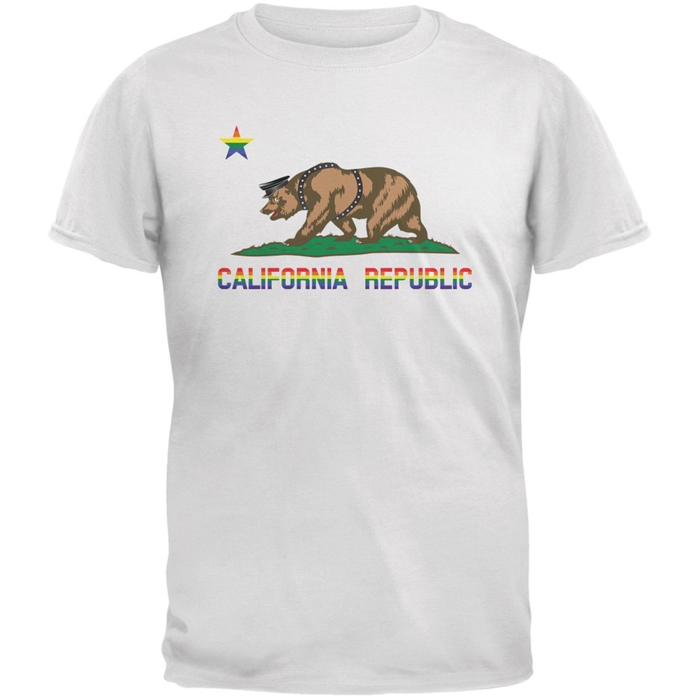Old Glory LGBT California Republic Gay Bear Pride T-Shirt for Men & Women - Perfect for Pride Parades, LGBTQ+ Events & Casual Wear