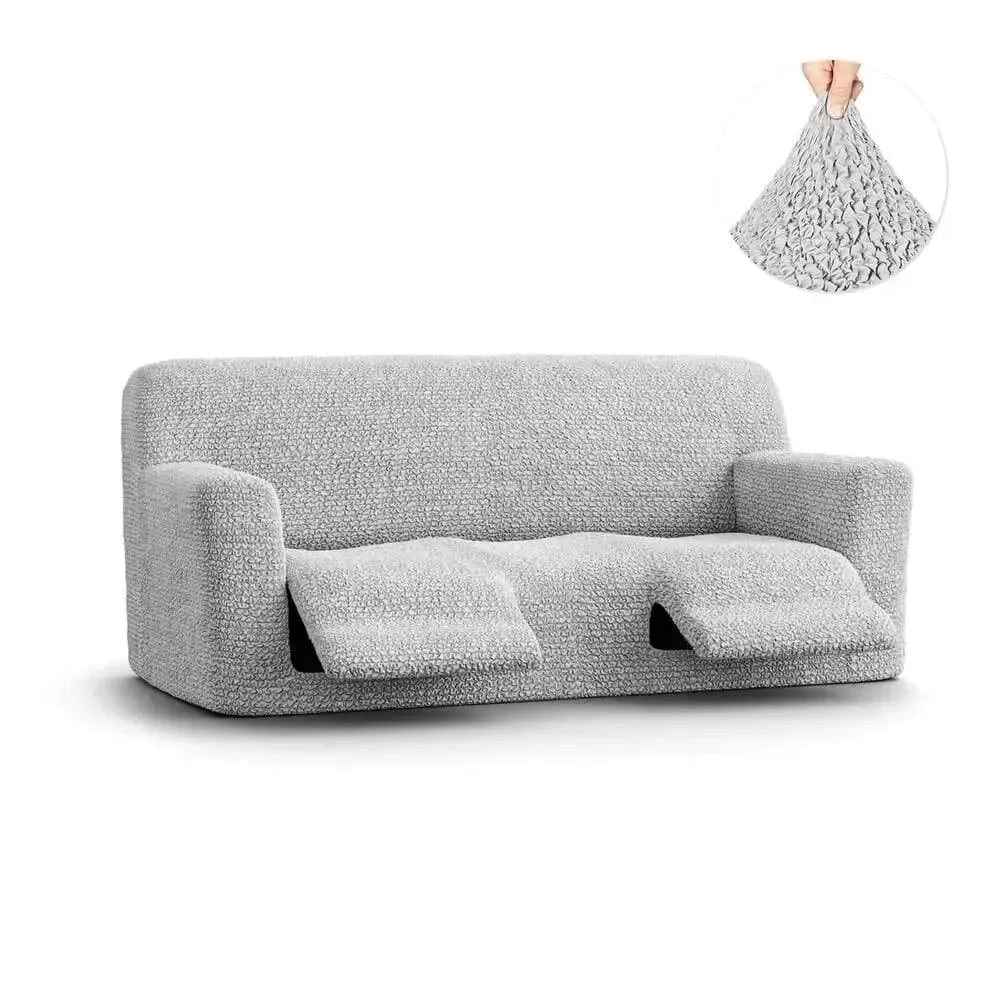 3 Seater Recliner Slipcover - Microfiber Sofa Cover for Living Room Furniture Protection - Perfect for Pets, Kids & Everyday Use