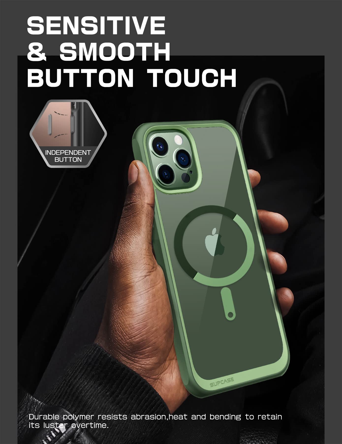 SUPCASE Unicorn Beetle Mag iPhone 13 Pro Max Case - Military-Grade Protective Slim Clear Magnetic Shockproof Phone Cover with MagSafe Compatibility | Perfect for Outdoor Adventures, Work & Everyday Use