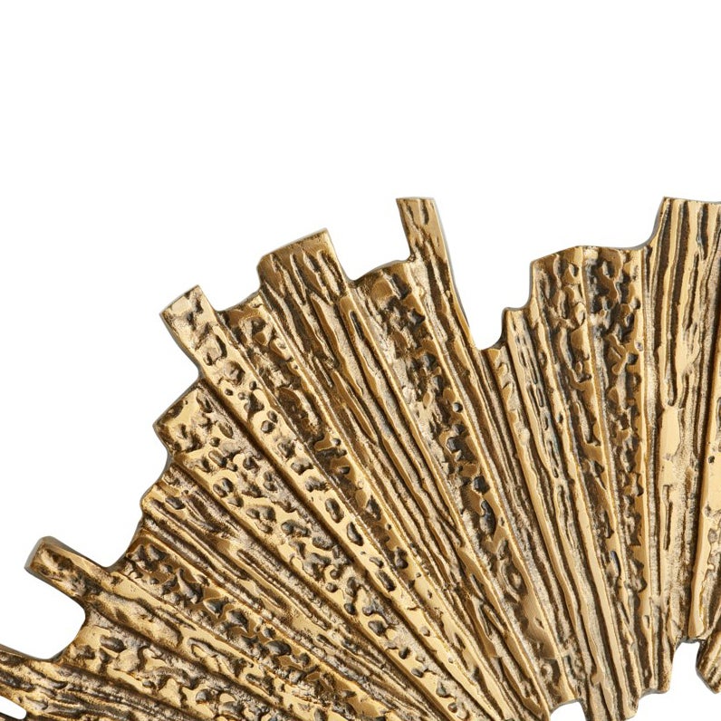 Cyan Design 11302 Abra Wall Decor - Antique Brass Large Metal Wall Art for Living Room, Bedroom & Office Decor