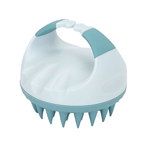 Waterproof Silicone Hair Scalp Massager - Manual Exfoliating Scrubber for Dandruff Relief, Suitable for Curly, Straight, Thick & Thin Hair - Perfect for Relaxation & Scalp Care at Home or Salon