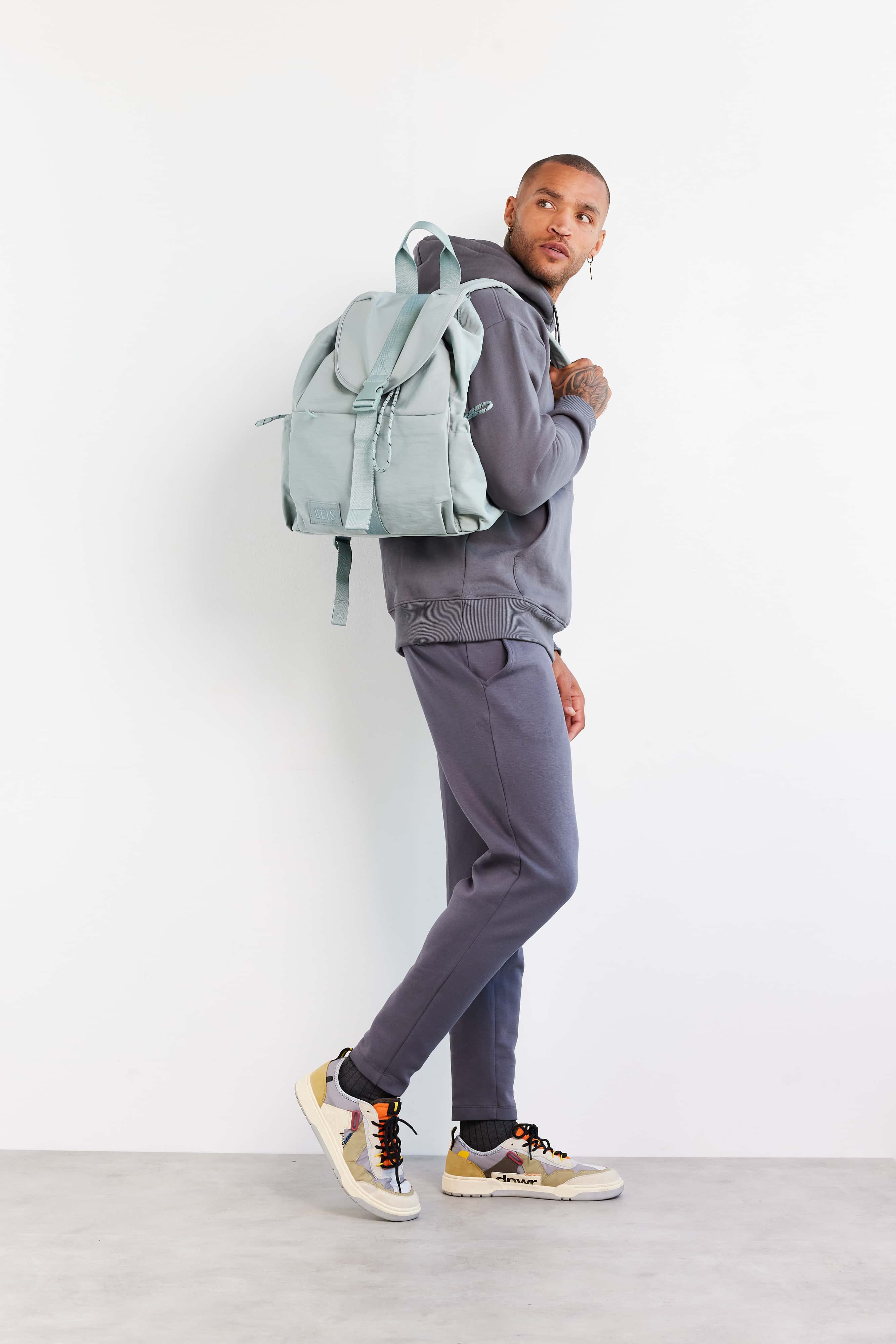 Premium Slate Sport Backpack - Durable & Water-Resistant Gym Bag for Men & Women - Perfect for Hiking, Travel & Workout Essentials