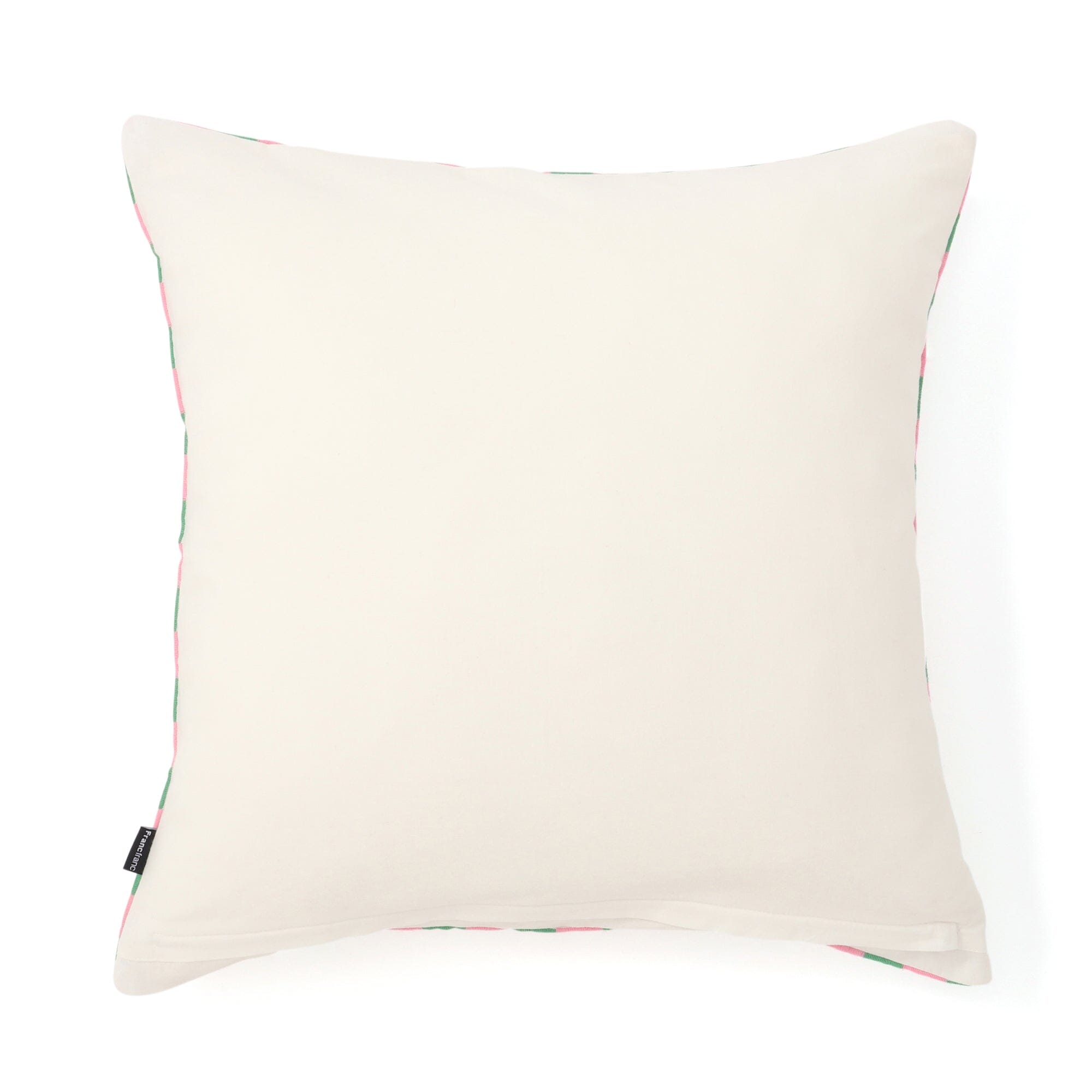 Embroidered Plant Pattern Cushion Cover 45x45cm - Boho Home Decor for Living Room, Bedroom & Outdoor Use