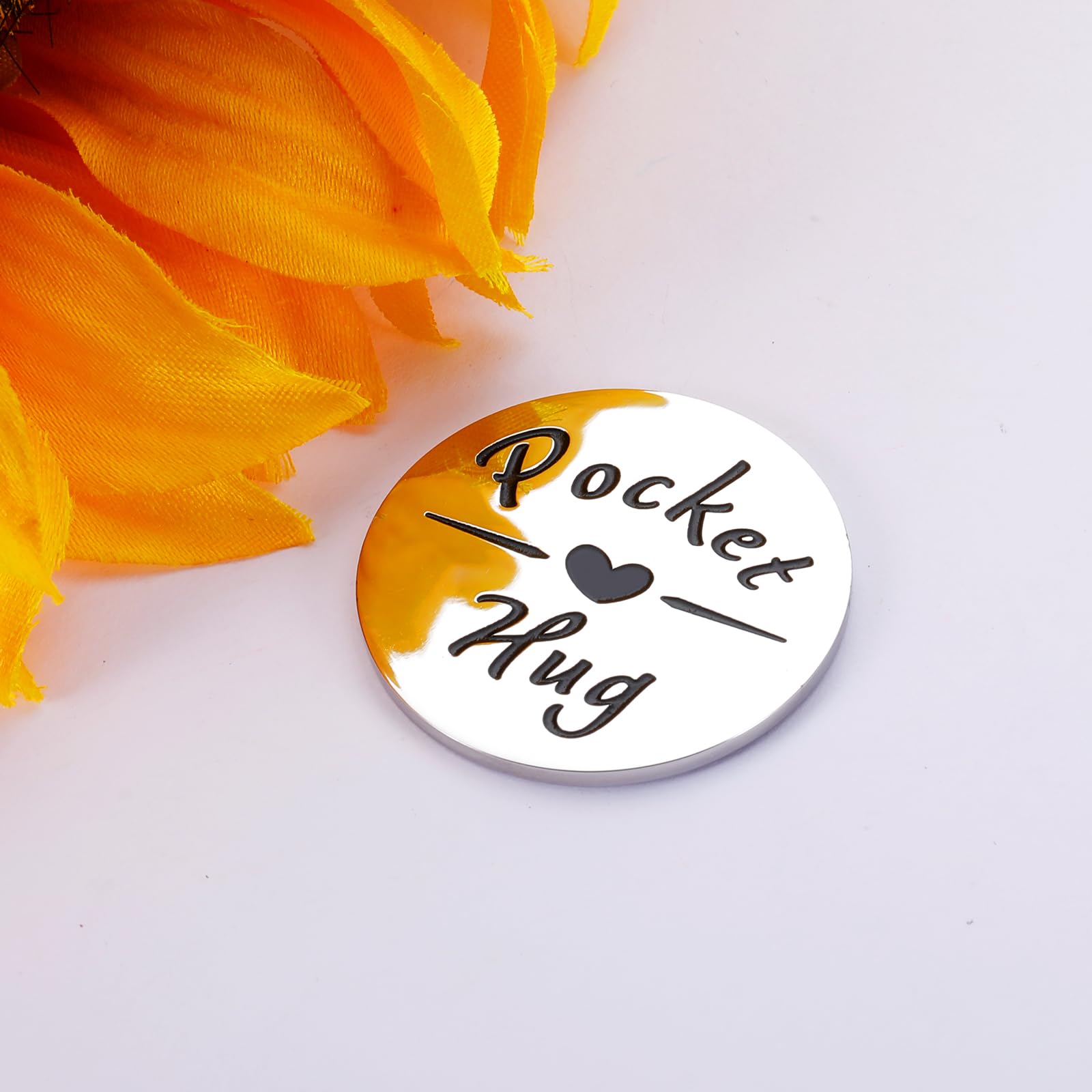 Pocket Hug Gift - Inspirational Encouragement Token for Cancer Survivors, Get Well Soon Present for Men & Women - Perfect for Post-Surgery, Birthday, Christmas - Heartwarming Keepsake for Friends & Family Members (Ideal for Hospital Visits, Recovery Support & Special Occasions)
