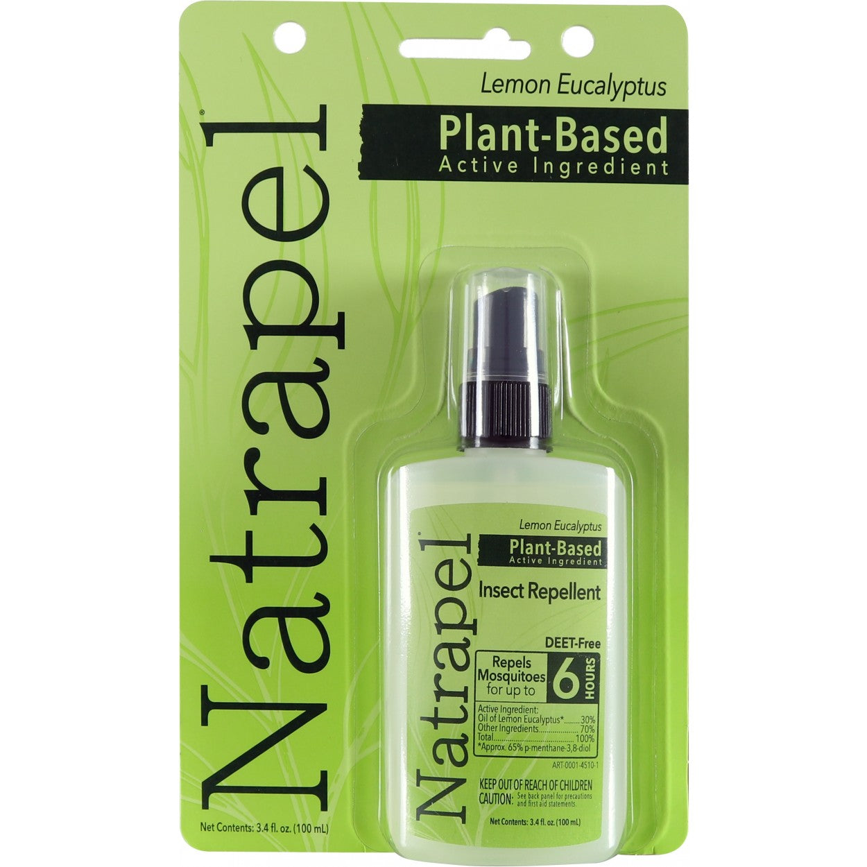 Natrapel Natural Insect Repellent Spray - DEET-Free Bug Spray for Outdoor Activities, Hiking, Camping & Travel Protection