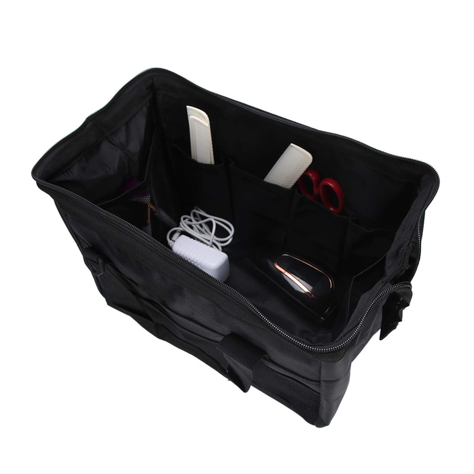 Professional Nylon Hairdressing Tool Bag - Portable Salon Organizer for Cosmetics, Scissors & Styling Tools | Perfect for Home, Salon & Travel Use
