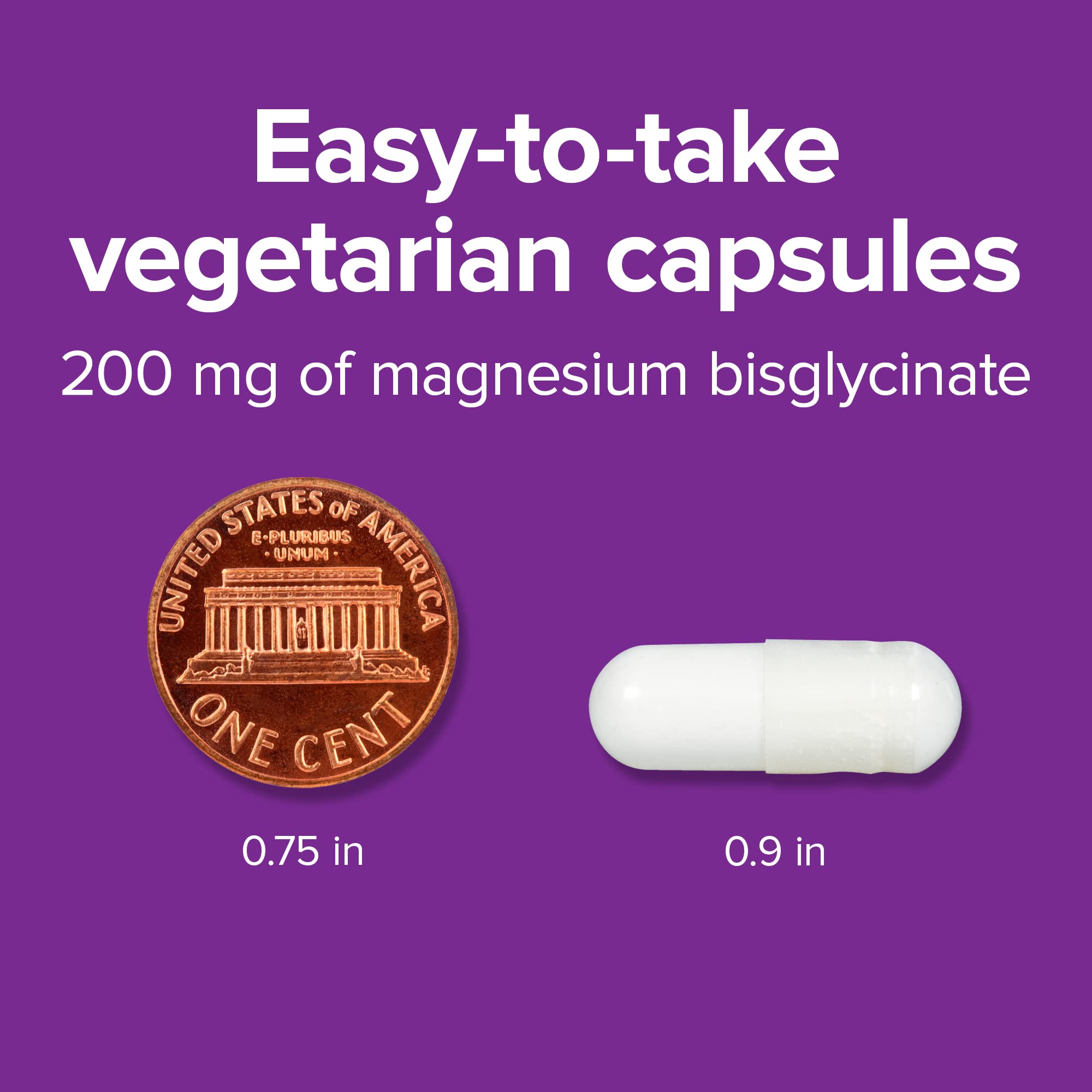 Webber Naturals Magnesium Bis-Glycinate 200mg - 120 Vegetarian Capsules | Highly Absorbable & Stomach-Friendly | Supports Bone, Teeth & Muscle Health | Gluten-Free, Dairy-Free & Vegan Formula | Ideal for Active Lifestyles & Daily Wellness