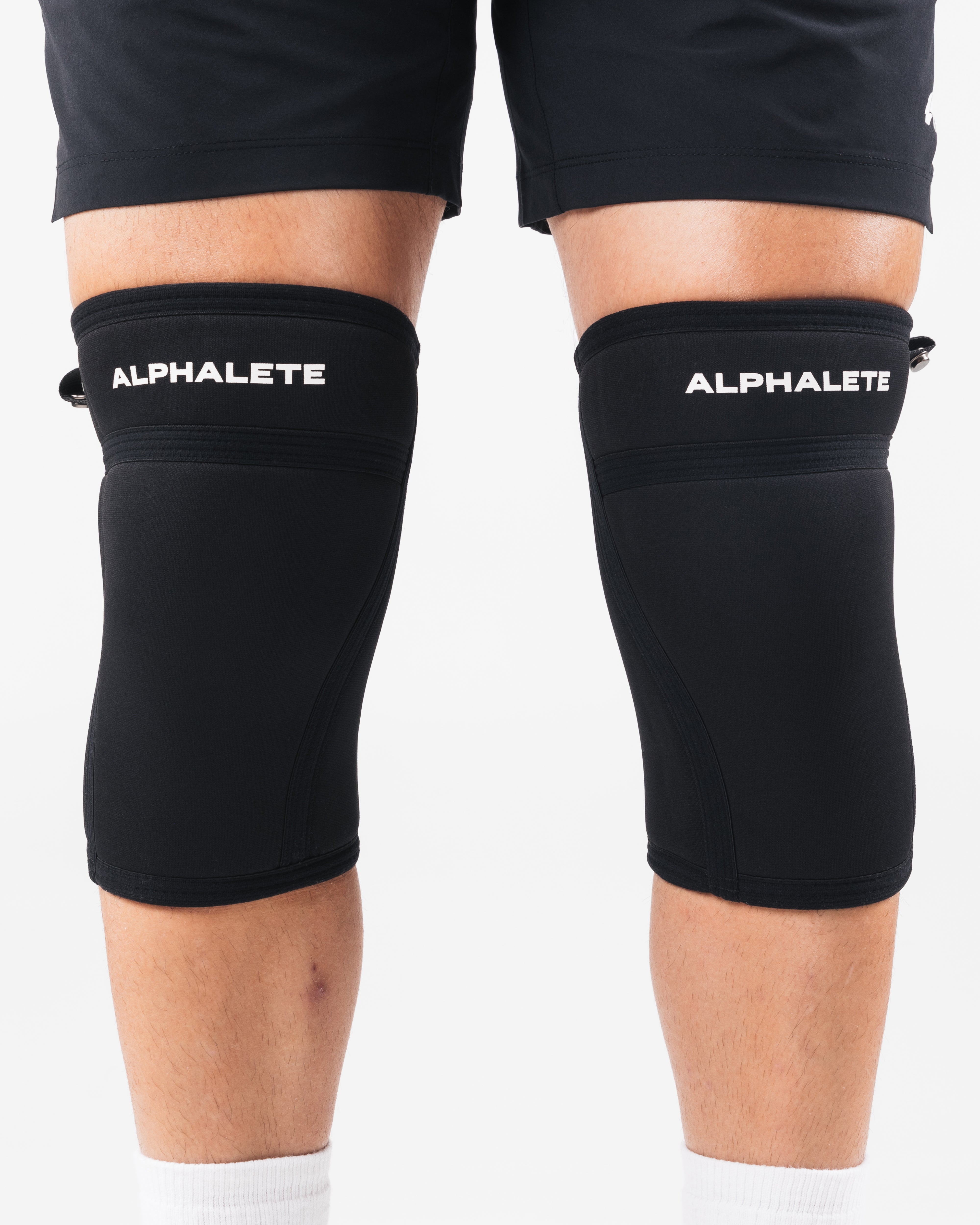 Best Knee Sleeves for Workout & Weightlifting - Compression Support for CrossFit, Squats & Joint Pain Relief - Black - Perfect for Gym, Running & Sports Recovery