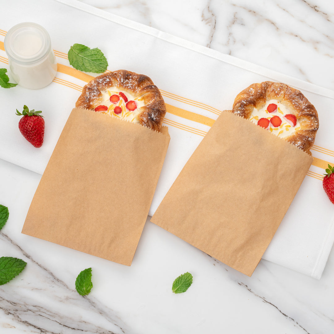 Eco-Friendly Kraft Paper Bags 7x5 Inches - 100 Count Box - Perfect for Retail, Gift Wrapping & Party Favors