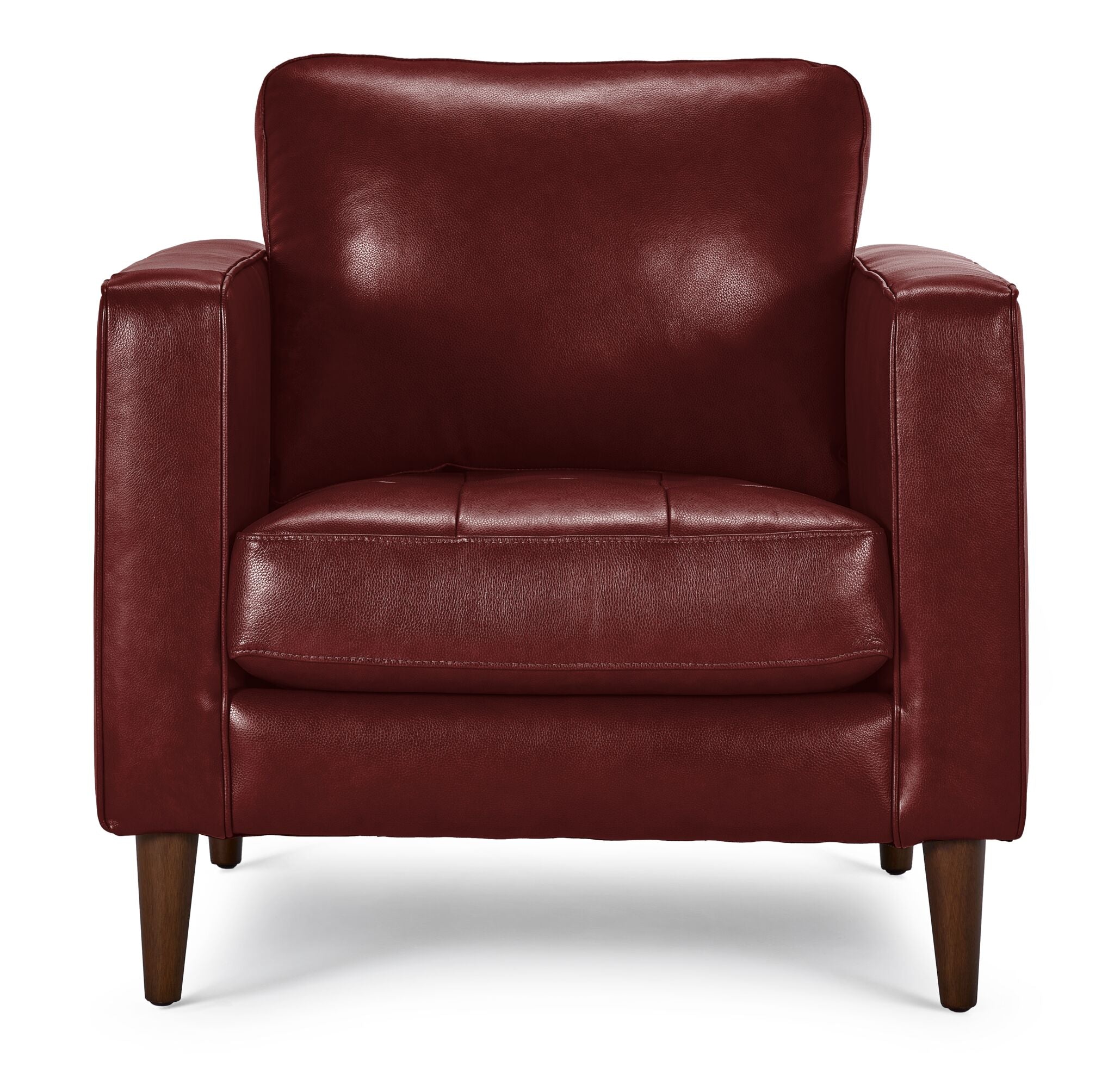 Premium Bari Leather Chair - Modern & Comfortable Home Office Seating - Perfect for Living Room, Study, or Workspace