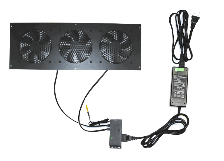 Coolerguys Triple 120mm PC Case Fan Cooling Kit - High Airflow Quiet Computer Cooling System for Gaming PC, Workstation & Home Office Setup