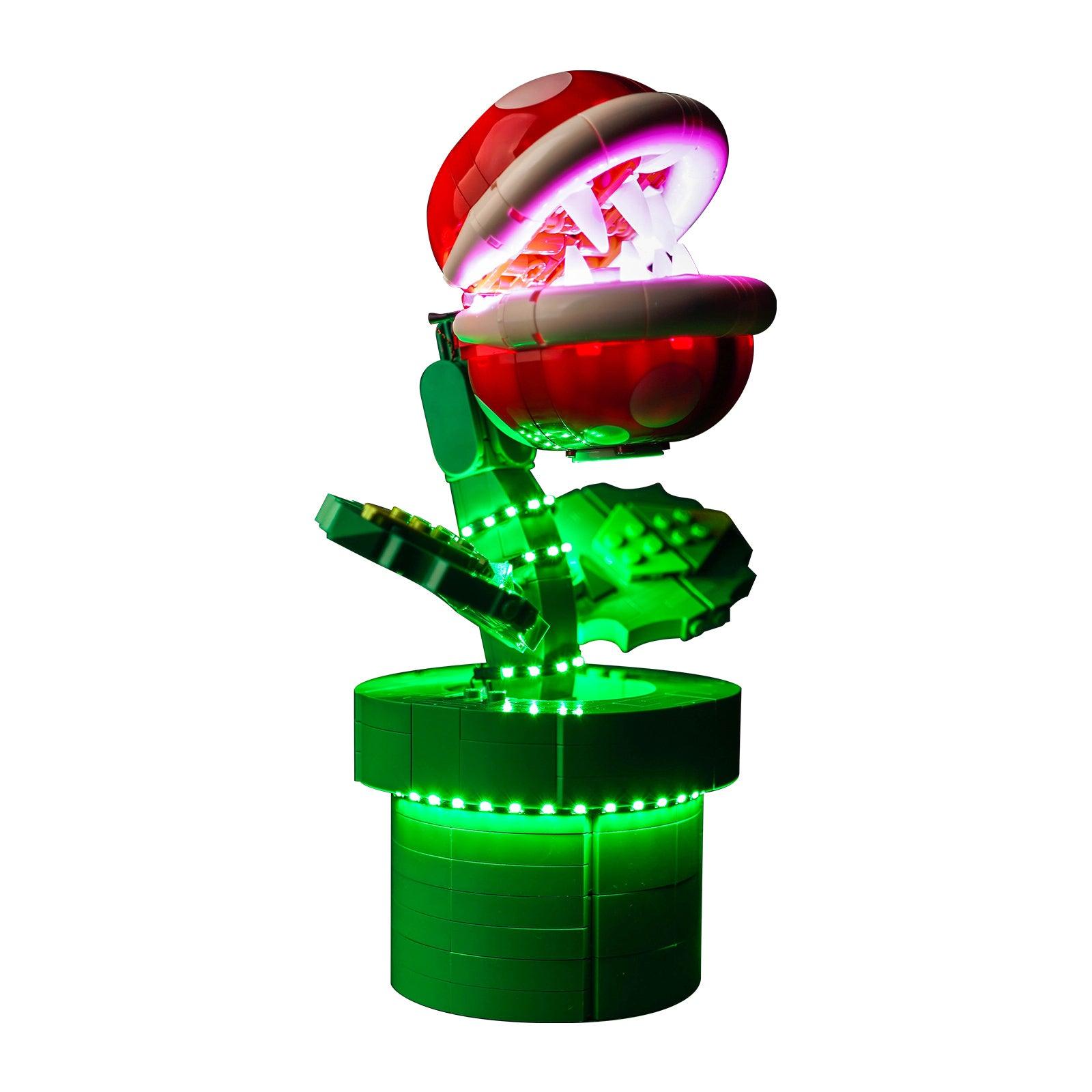 Best LED Light Kit for LEGO® Super Mario™ Piranha Plant 71426 - DIY Lighting Upgrade for LEGO Sets - Perfect for Display & Nighttime Play