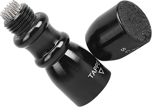 AC823- Black 3 in 1 pool cue tip tool