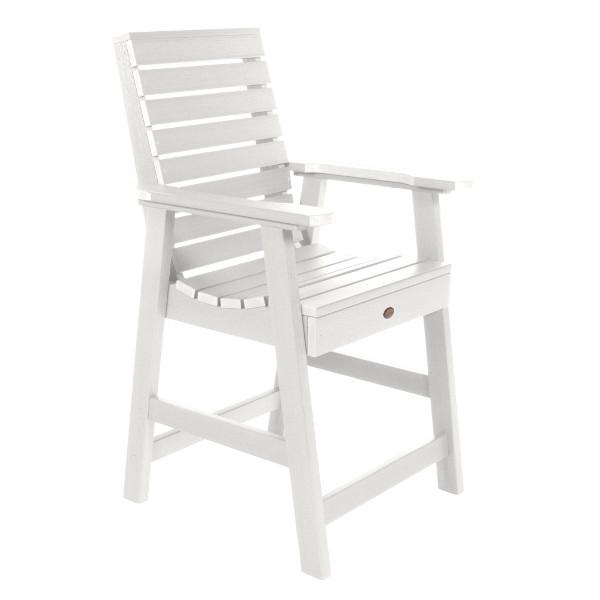 Weather-Resistant Outdoor Counter Height Bar Stool - Patio Dining, Poolside Lounge & Backyard Seating