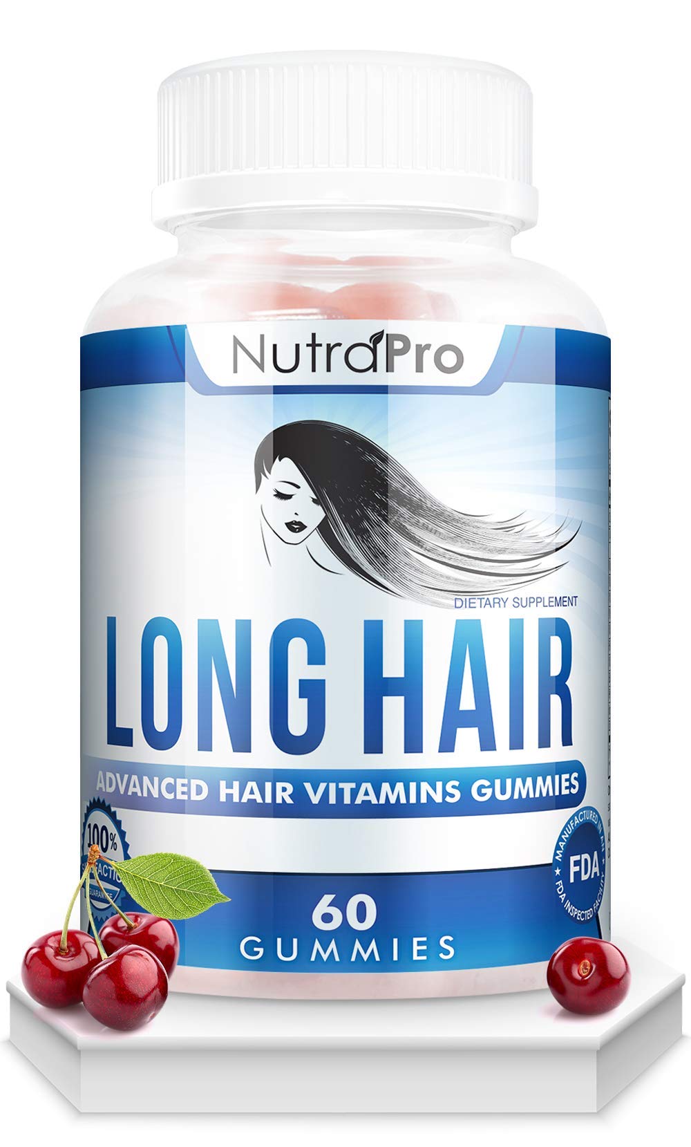 Long Hair Gummies with Biotin & Collagen - Hair Growth Vitamins for Women | Promotes Stronger, Thicker Hair | Perfect for Daily Hair Care Routine & Healthy Hair Maintenance