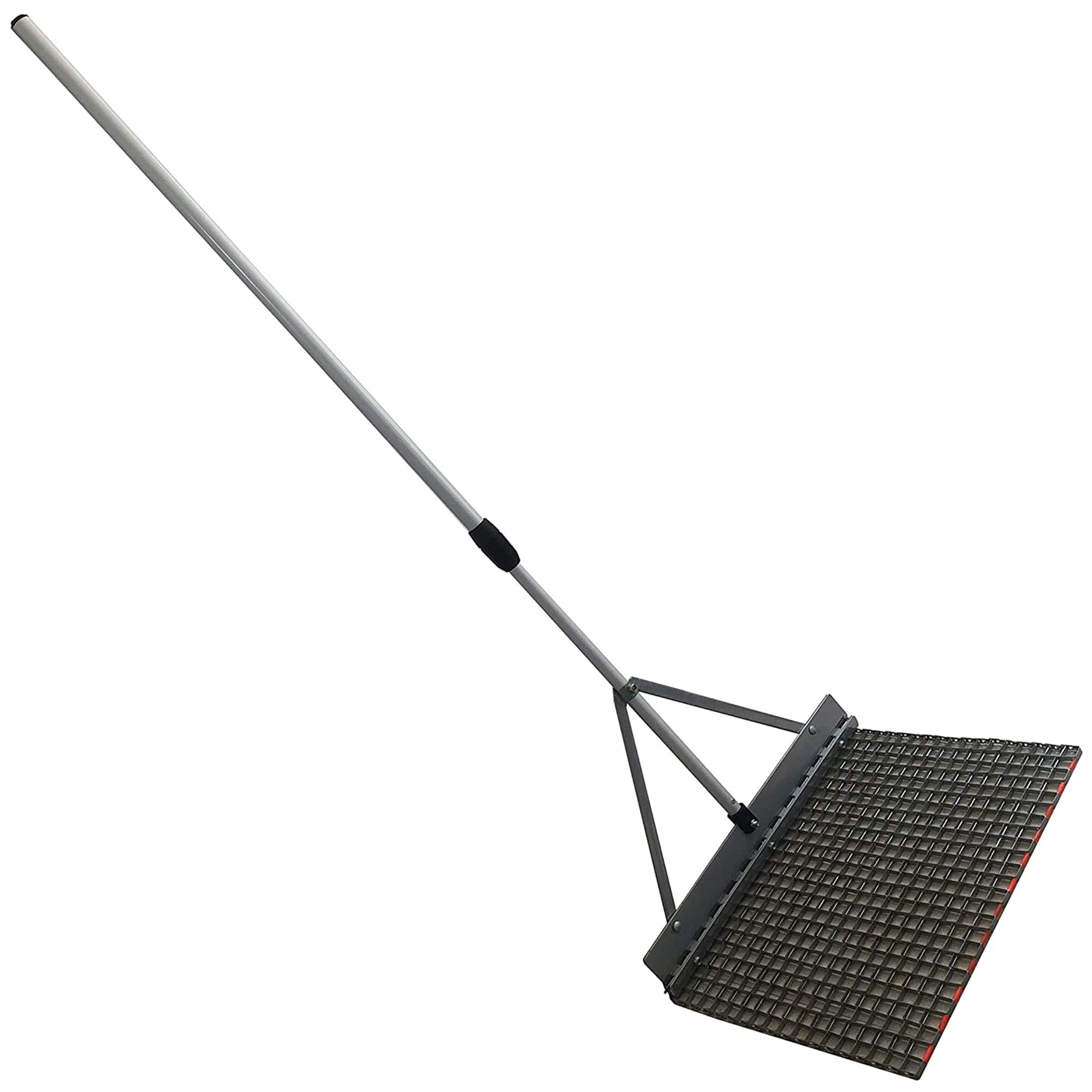 Yard Tuff YTF-218DM Steel Head Drag Mop - Lightweight Aluminum Handle for Gravel, Dirt & Soil Grading - Hand Dragging & Towing Tool - Perfect for Landscaping, Driveway Maintenance & Farm Use