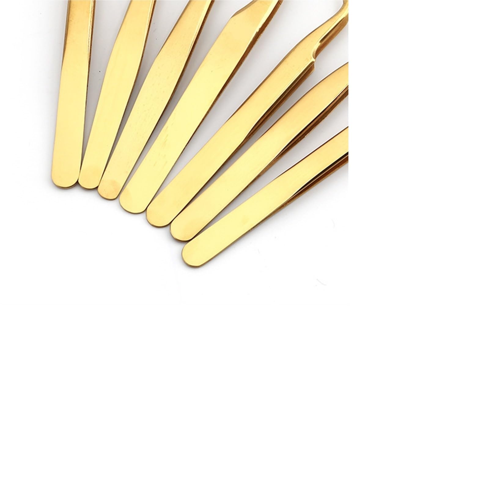 Professional Stainless Steel Hair Removal Tweezers - Super Hard Anti-Static Eyelash Extension Tweezers for Precise Makeup Application - Perfect for Salon, Spa & Home Beauty Care