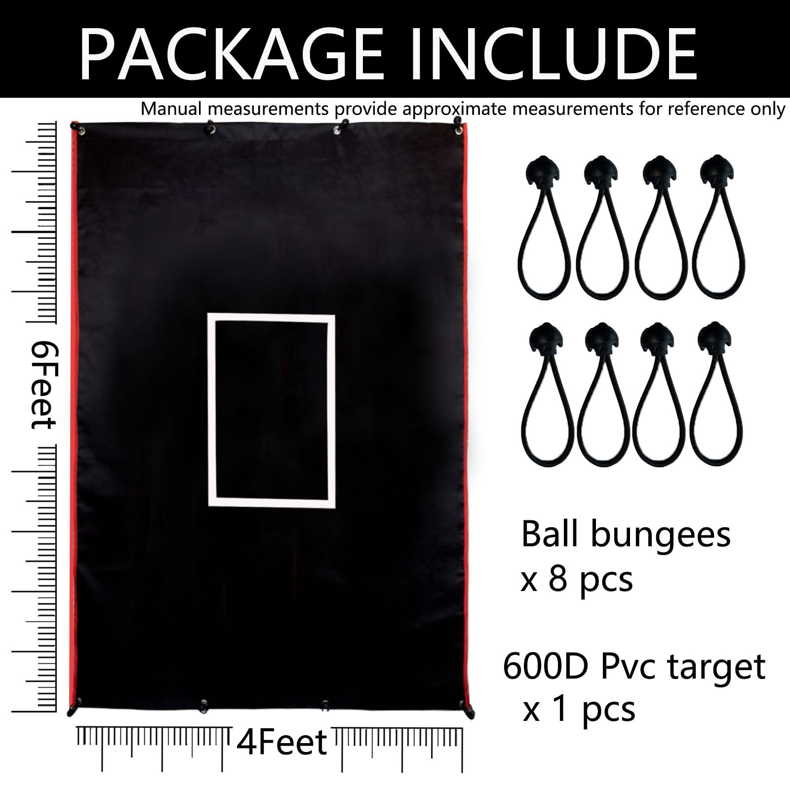 Durable Baseball Backstop with Strike Zone - Outdoor Pitching Practice Net