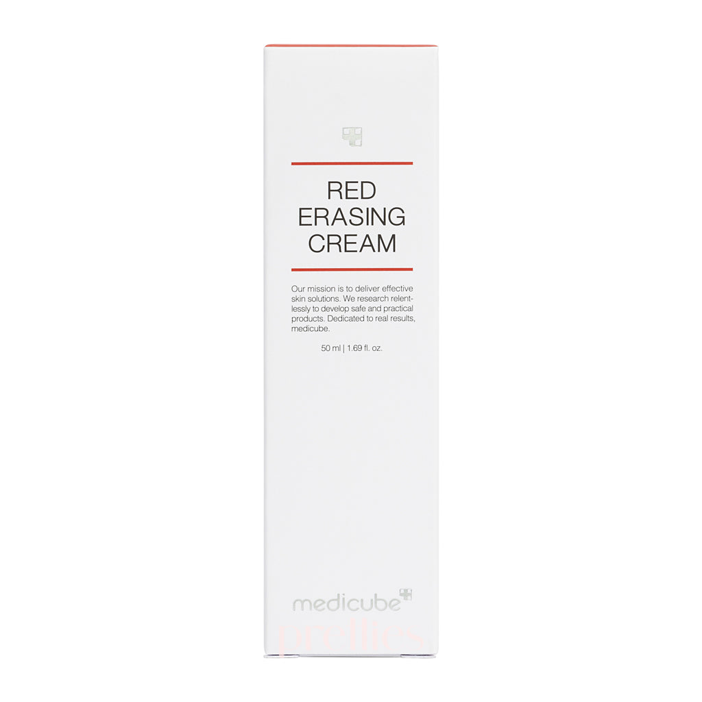 Medicube Red Erasing Cream 50ml - Korean Acne Treatment for Face, Dark Spot Corrector & Pore Minimizer - Perfect for Daily Skincare Routine & Blemish-Prone Skin