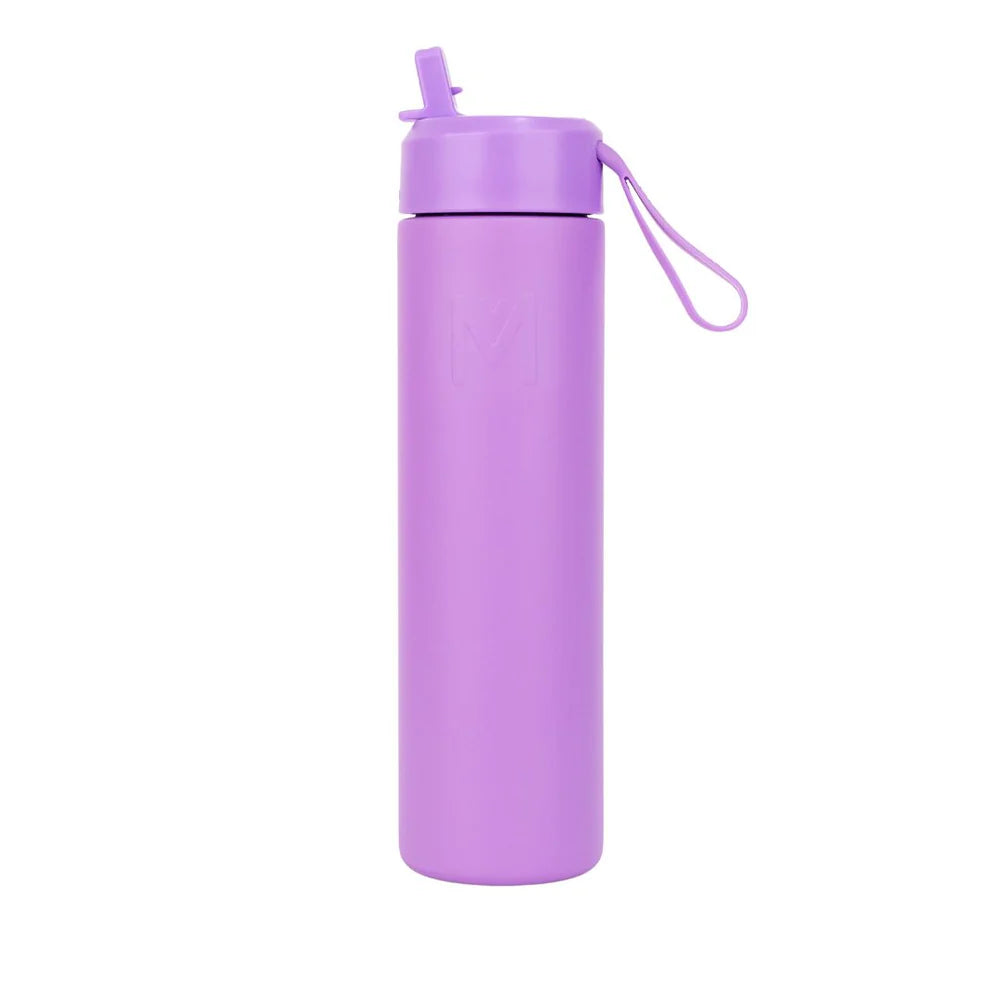 Montii Fusion Sipper Drink Bottle - 475ml (16oz) Leak-Proof Insulated Stainless Steel Water Bottle for Gym, Hiking, Travel & Everyday Use