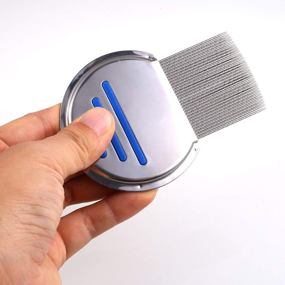 Eltihr Terminator Lice Comb - Professional Stainless Steel Head Lice & Nit Removal Comb for Effective Lice Treatment (Colors May Vary) - Perfect for Home, School & Travel Use