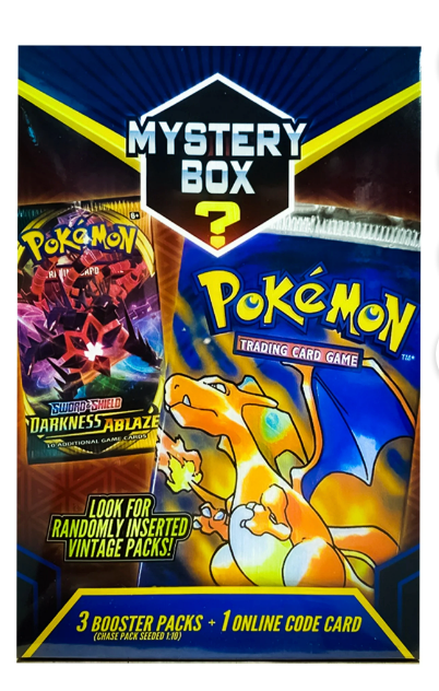 Pokemon Mystery Hanger Box - Random Pokemon Cards Booster Pack for Collectors & Trading - Perfect for Gifts, Parties & Card Battles