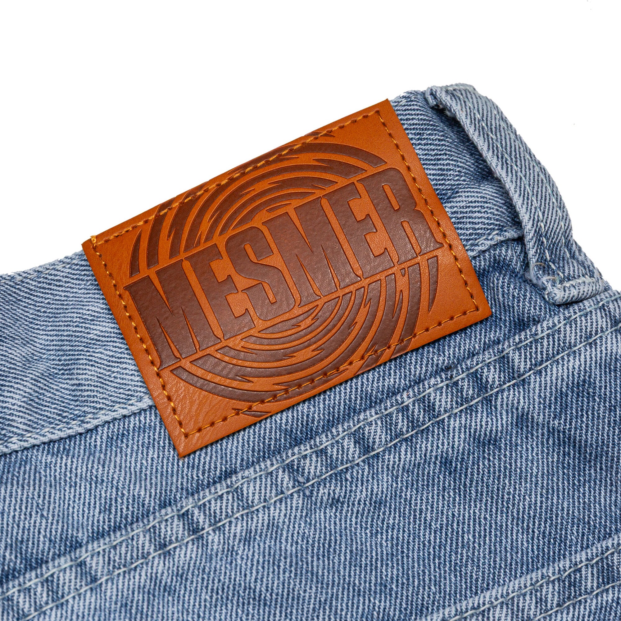 Mesmer Jeans I - Clear Blue Denim Jeans for Women | High Waist Slim Fit Stretch Comfort | Perfect for Casual Wear, Office & Night Out