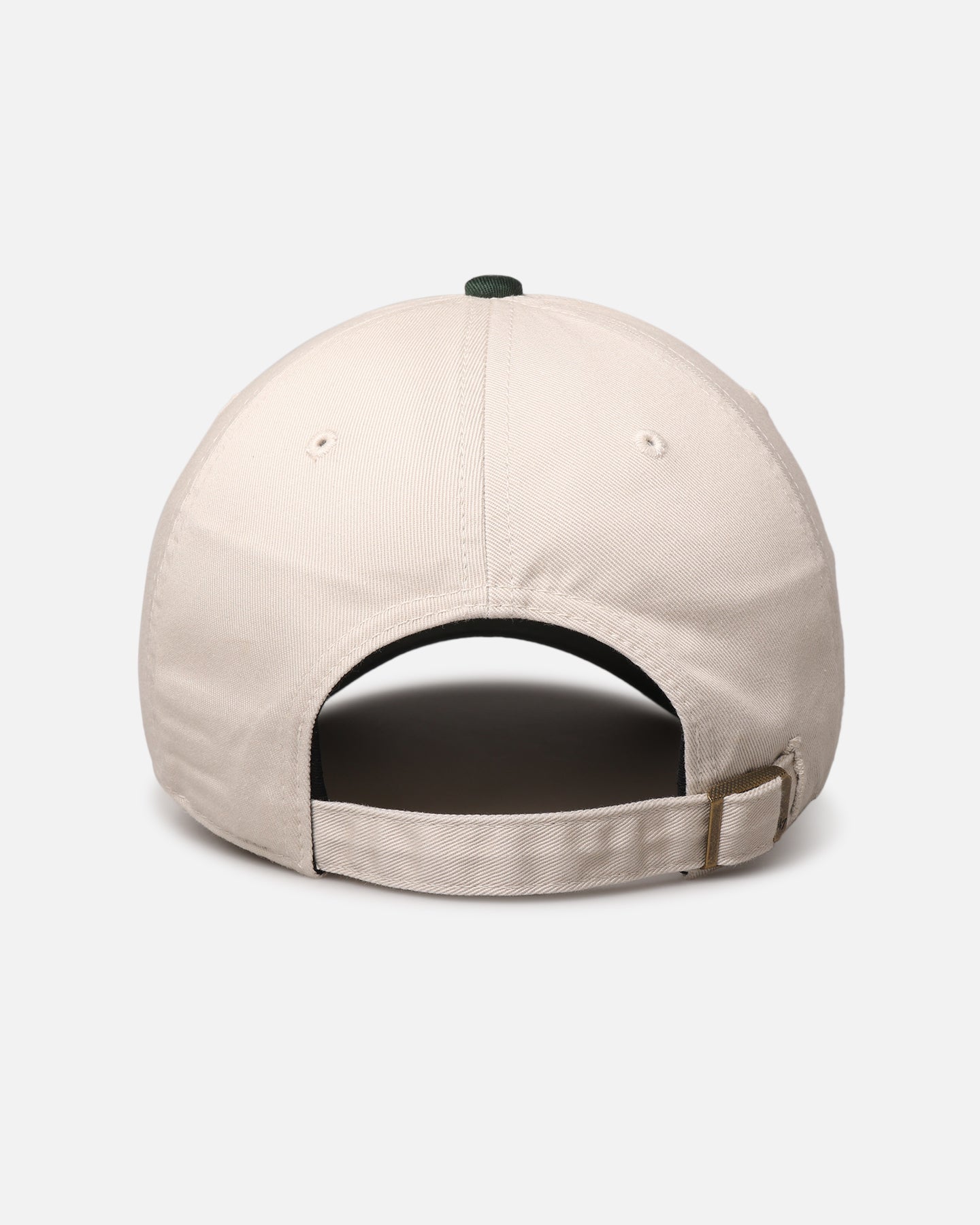47 Brand Nascar 47 Clean Up Strapback Adjustable Hat - Bone/Dark Green - Comfortable Baseball Cap for Racing Fans & Outdoor Activities