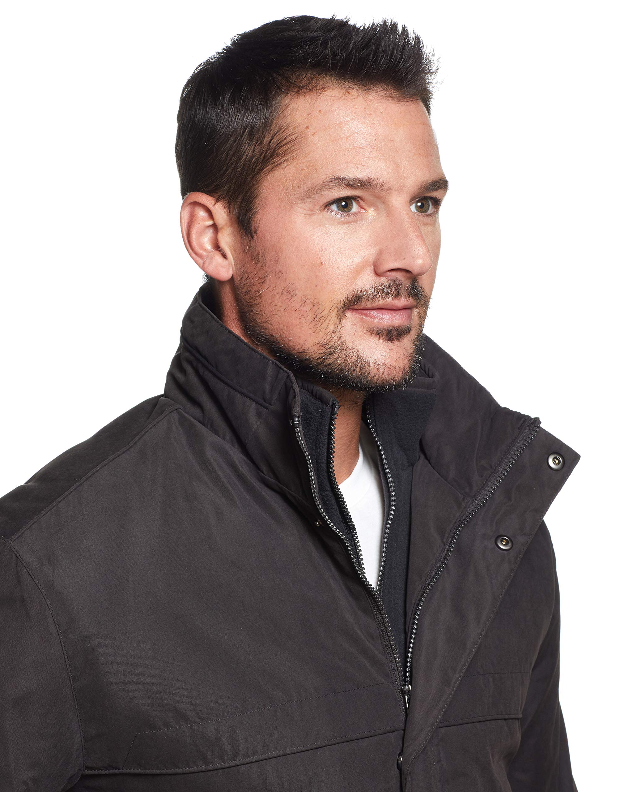 Men's Lightweight Micro-Suede Bomber Jacket - Water Resistant & Weatherproof Zip-Up Coat for Outdoor Activities, Travel & Casual Wear