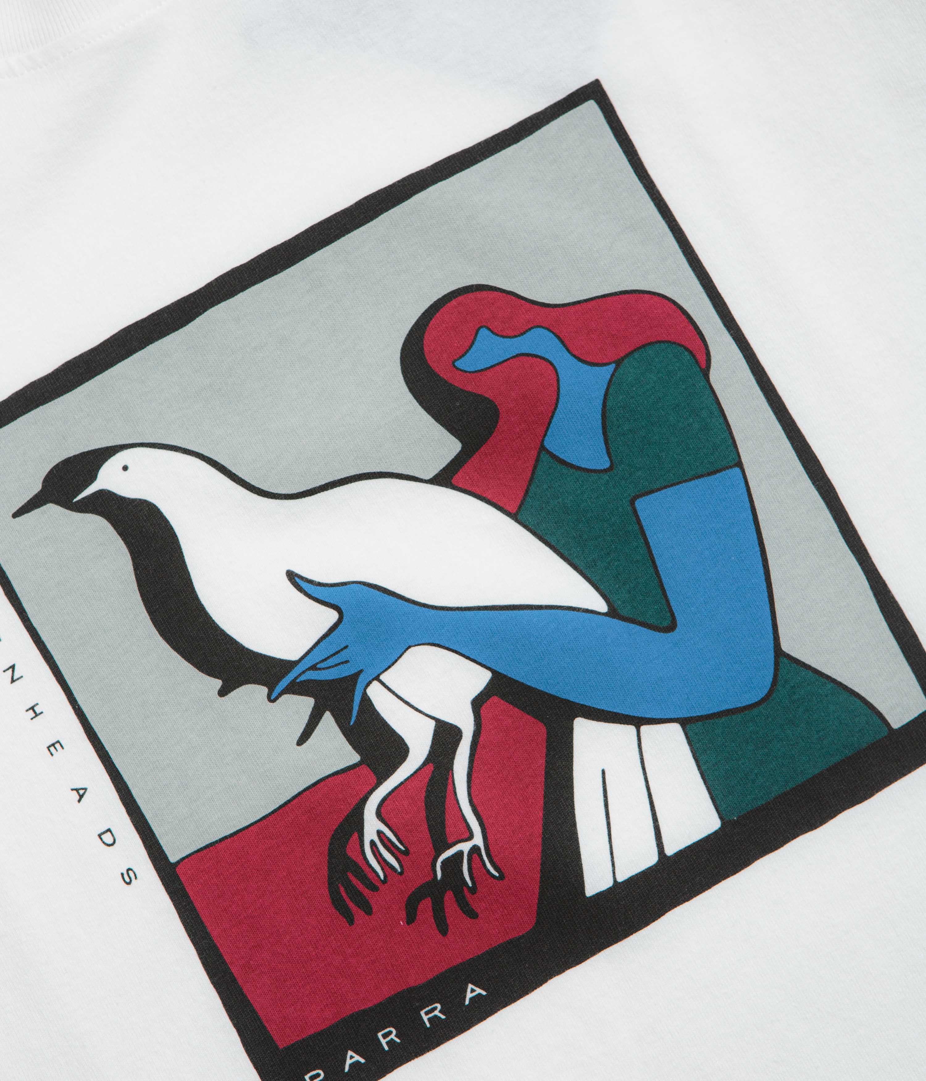 Parra Look At It Graphic T-Shirt - White Cotton Tee for Men & Women | Casual Streetwear & Everyday Wear