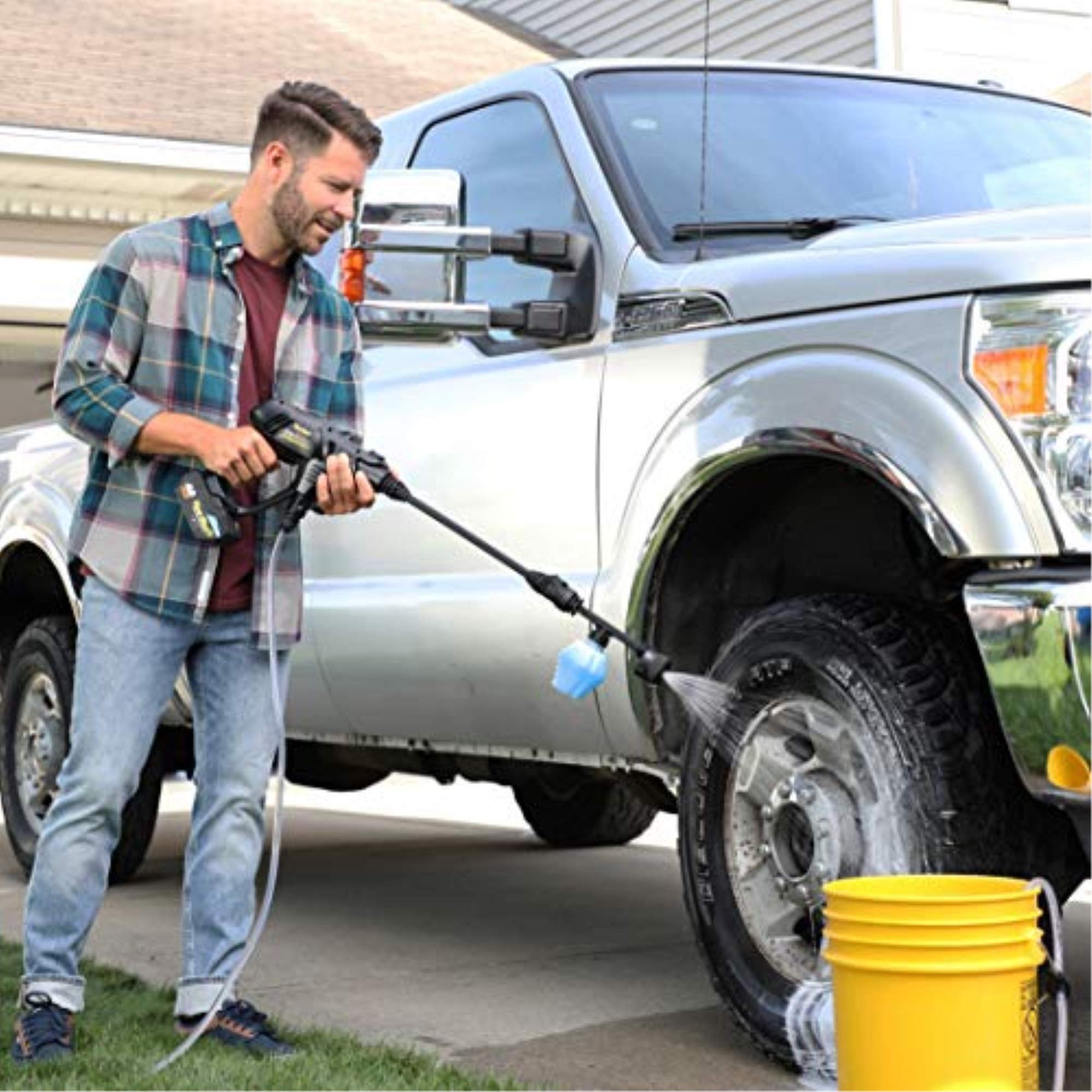 Lippert Flow Max 40V Portable Power Cleaner - High Pressure Washer for RV, Boat, Home & Outdoor Cleaning | Perfect for Washing Vehicles, Patios, Decks & More