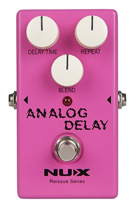 NuX Reissue Series Analog Delay Pedal - Vintage Guitar Effects for Professional Musicians & Home Studios - Perfect for Live Performances, Recording & Practice