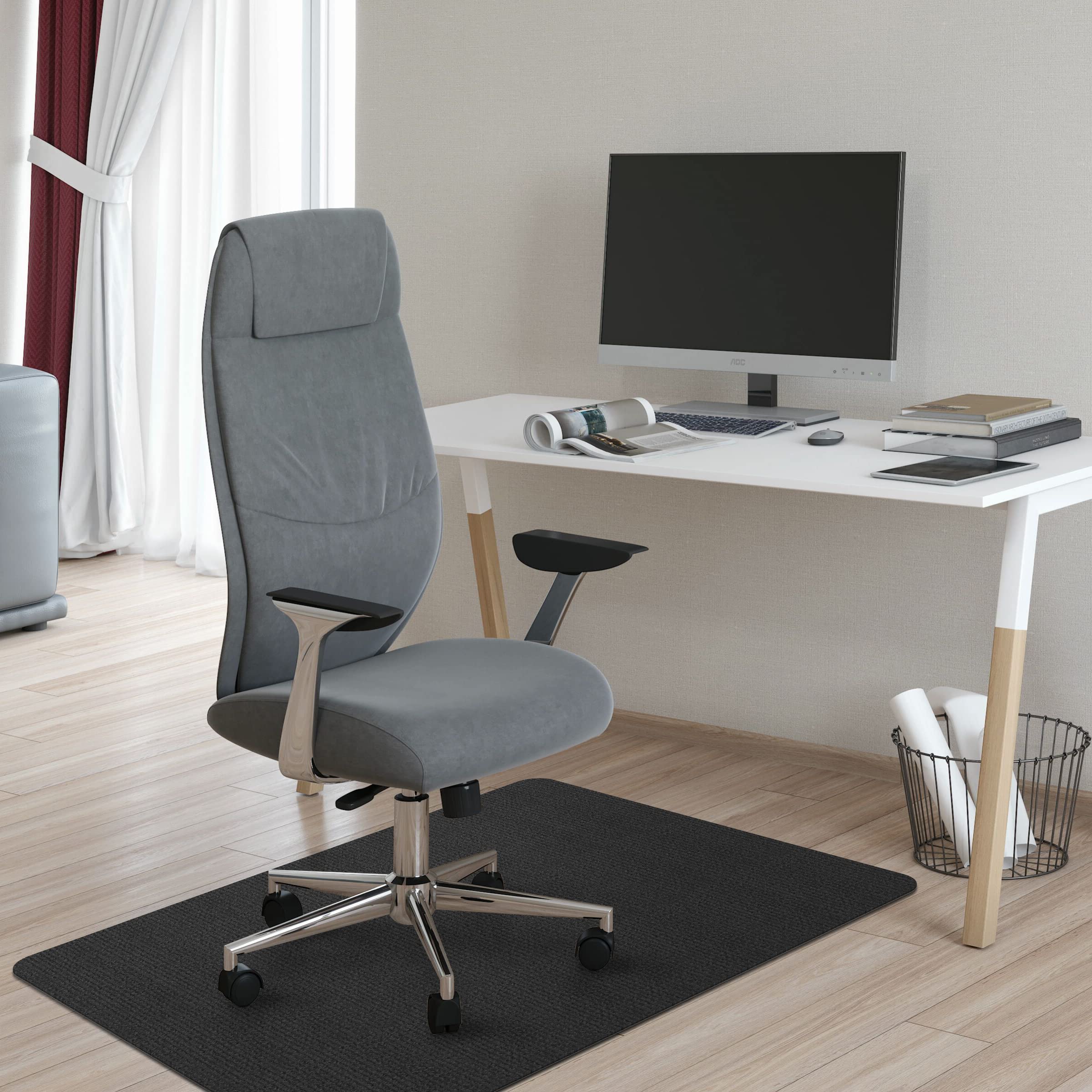 Premium Hardwood Floor Chair Mat - Non-Slip Office Chair Mat for Hardwood & Tile Floors, Large 36