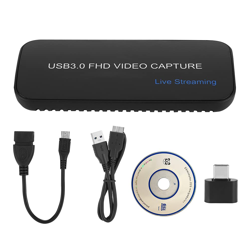 Beufee 4K HDMI to USB Capture Card - High Quality Video Game Capture Device for Live Streaming, Recording & Content Creation | Perfect for Twitch, YouTube, Gaming & Video Conferencing