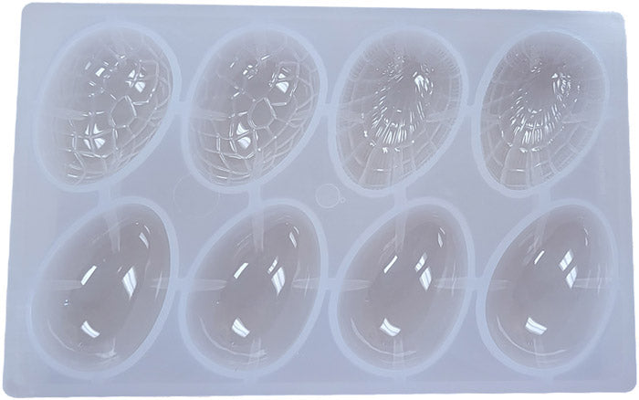 Premium 7.5cm Egg Chocolate Mold for Baking - Perfect for Easter, Valentine's Day & DIY Chocolate Making at Home