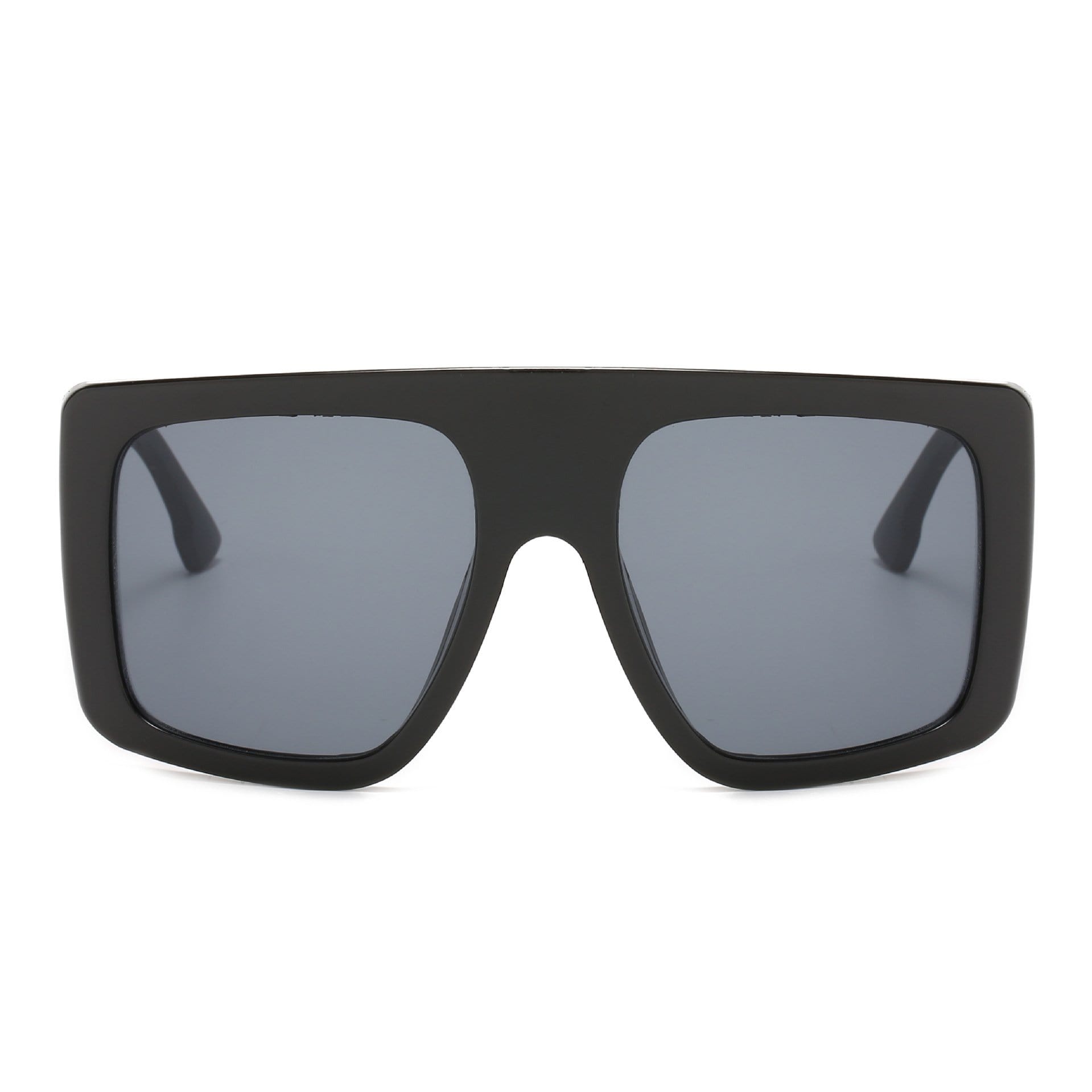 Vintage Oversized Square Sunglasses with Gradient Lenses - UV Protection Big Frame Shades for Women & Men - Perfect for Beach, Driving, and Outdoor Activities
