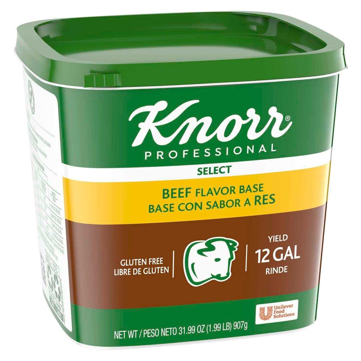 Knorr Select Beef Base 6 Pack (1.99 lb) - Premium Soup & Broth Seasoning for Cooking, Stews, and Gravy