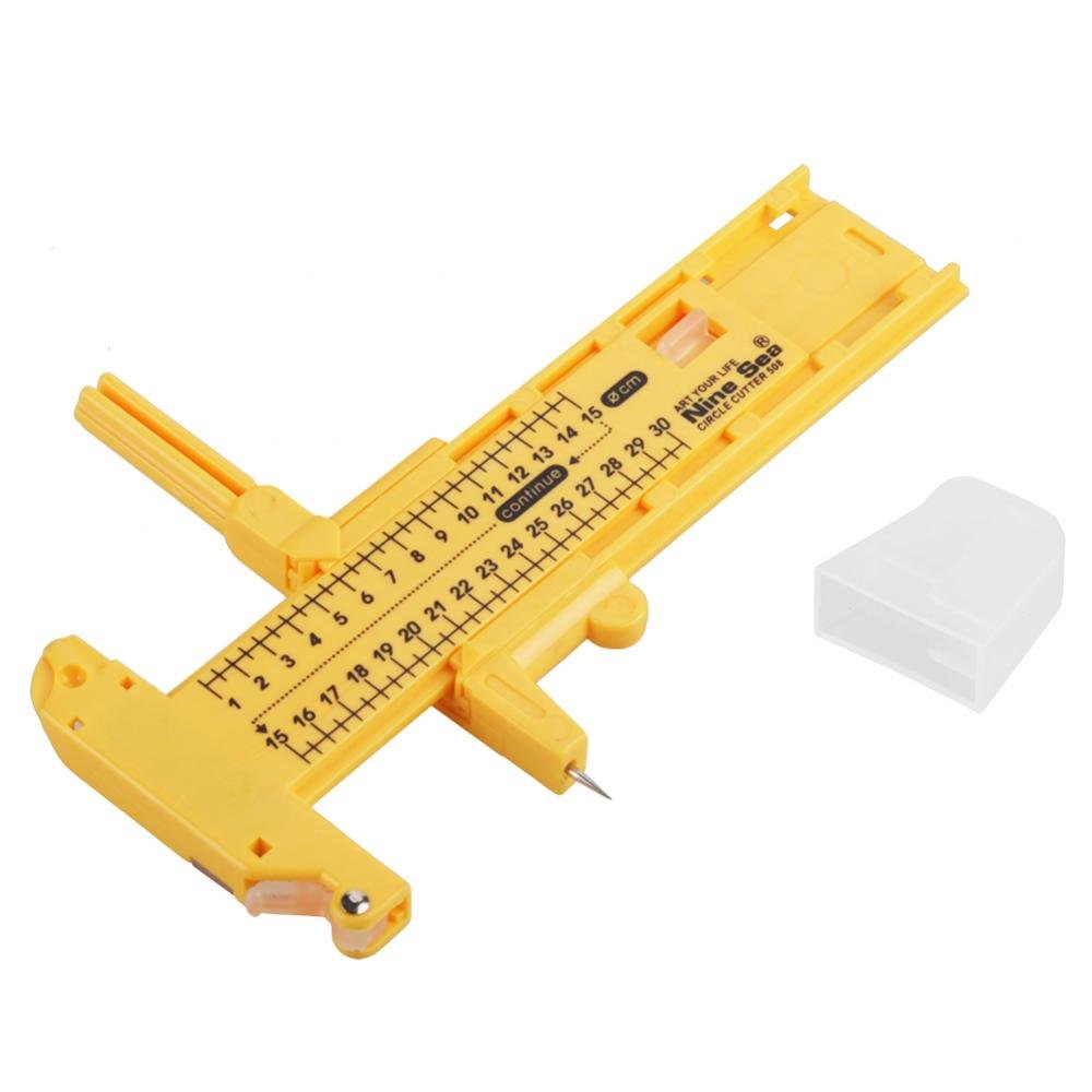 Premium Rotary Circle Cutter Tool - Perfect for Paper, Cardboard, Rubber & Leather Cutting | Ideal for Arts, Crafts, Scrapbooking & DIY Projects