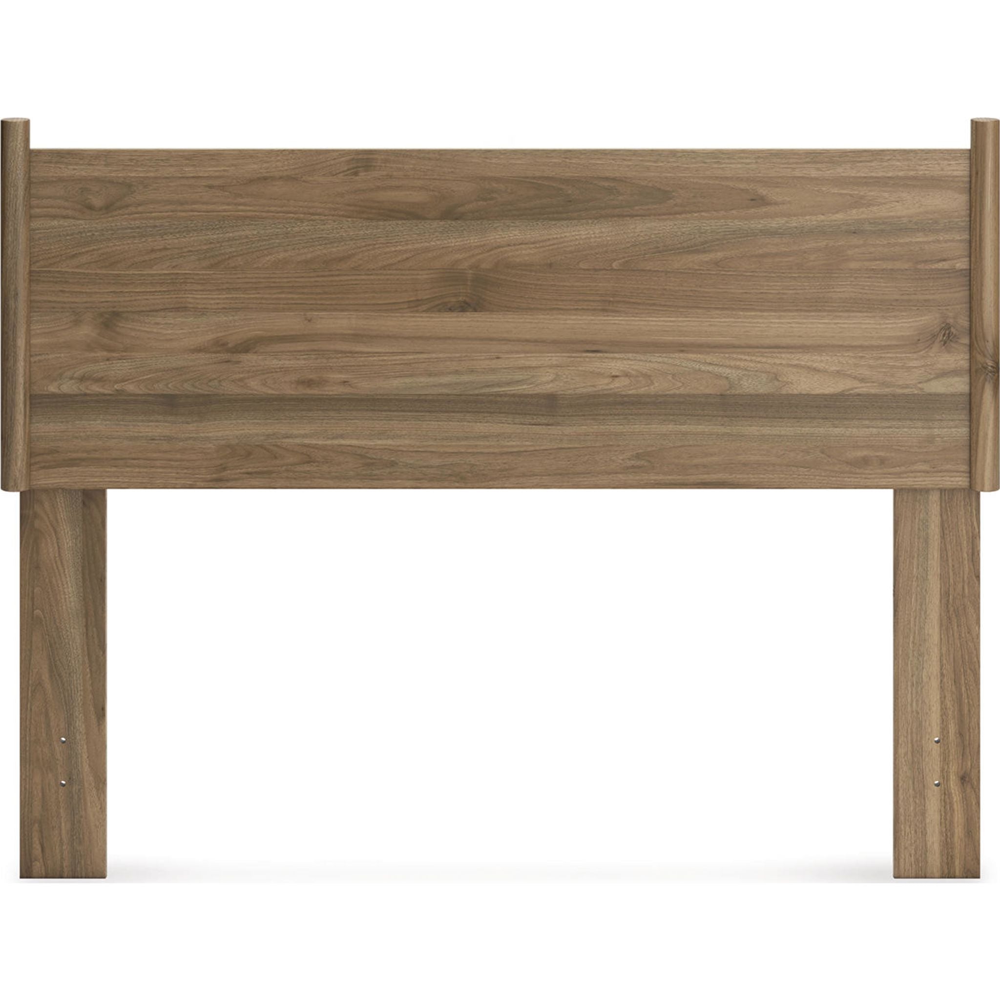 Aprilyn Full Platform Bed Frame - Solid Wood, Honey Finish - Queen Size Bed with Sturdy Slat Support for Modern & Minimalist Bedrooms
