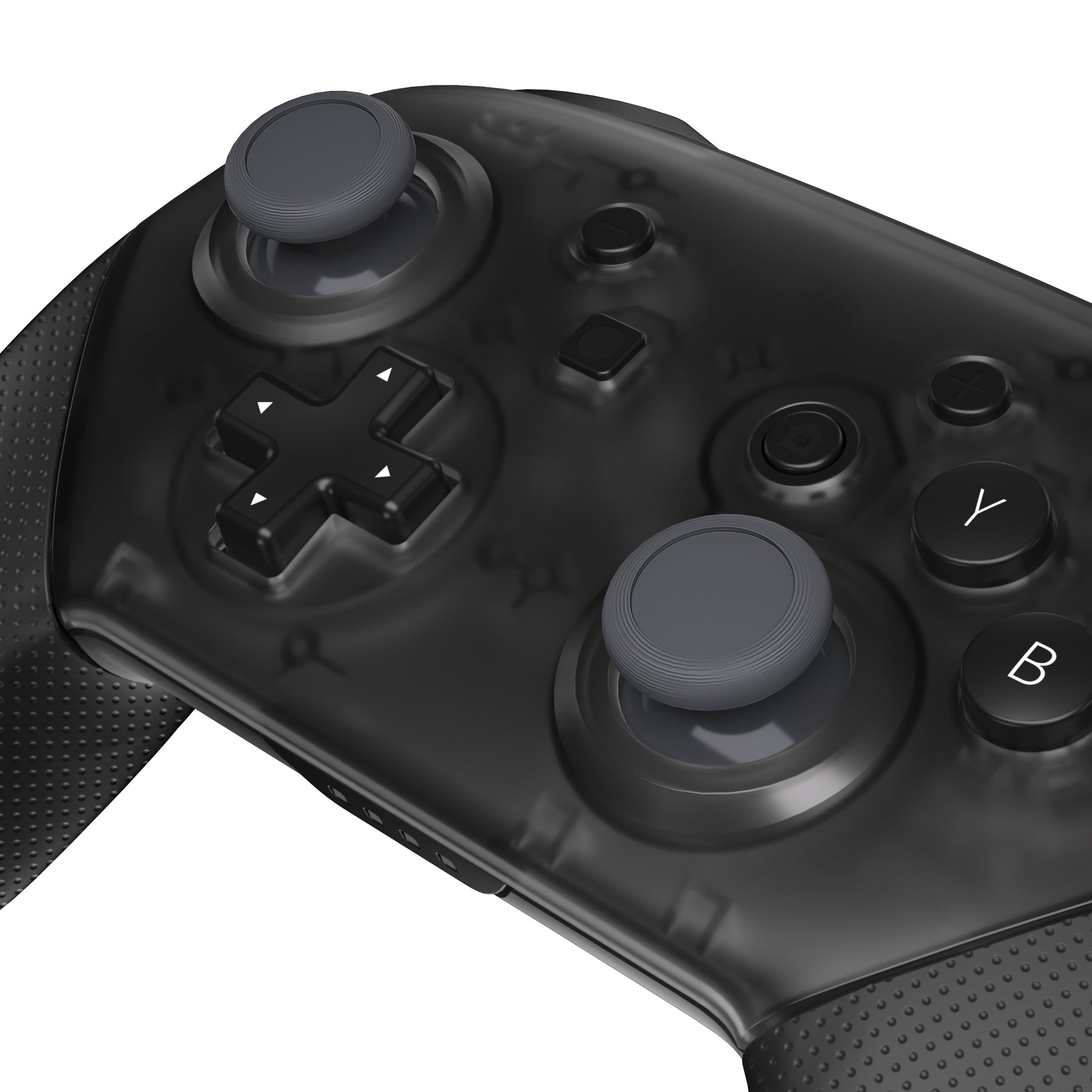 eXtremeRate Replacement 3D Joystick Thumbsticks for Nintendo Switch Pro Controller - Classic Gray | Enhanced Grip & Precision for Gaming | Perfect for FPS, Racing & Action Games