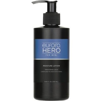 EUFORA Hero For Men Moisture Lotion 8.45 oz | Hydrating Face & Body Cream for Dry Skin | Daily Moisturizer for Men's Skincare Routine