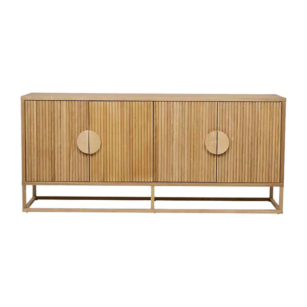 Benjamin Ripple Buffet - Elegant Dining Table for Modern Home | Perfect for Dinner Parties, Family Gatherings & Entertaining Guests