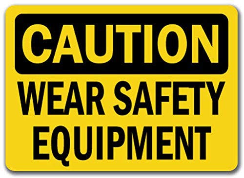 Safety and Warning Vinyl Stickers Bundle - 3 Pack (3.5
