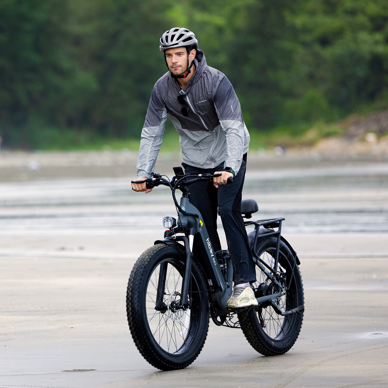 Hiboy EX7 Full Suspension Electric Bike for Adults - 500W Motor, 25MPH, 48V 10.4Ah Battery - Off-Road & Commuting E-Bike for Mountain Trails & City Riding